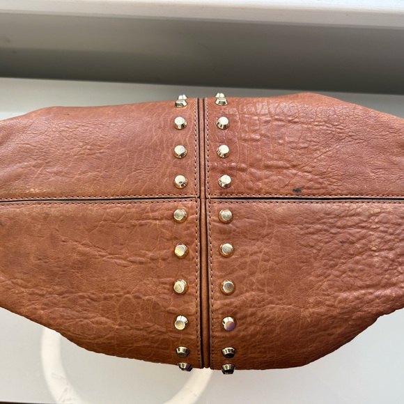 🔥🔥🔥GORGEOUS MICHAEL KORS VINTAGE Camel Colored Pebbled Leather Handbag!🤩🤩🤩 - Picture 7 of 13